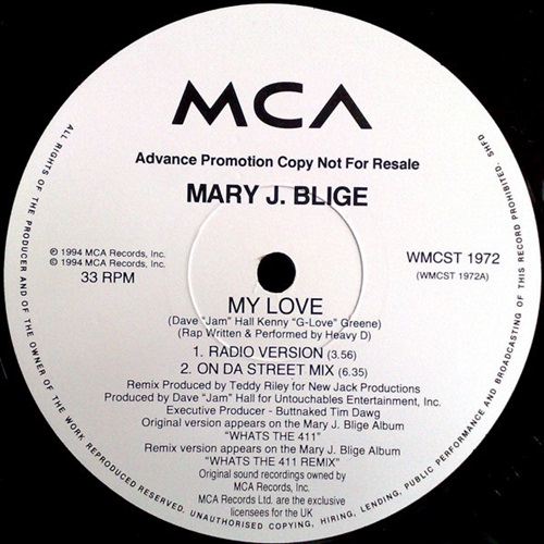 MY LOVE/REMINISCE (USED)