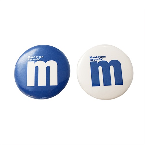 M LOGO CAN BADGE (2P SET)