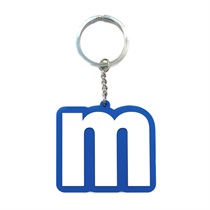 M LOGO RUBBER KEY HOLDER