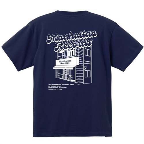 M STORE LOGO TEE NAVY (L)