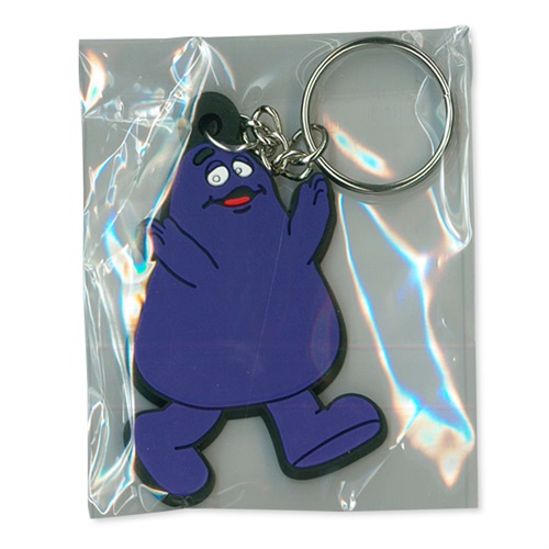 RUBBER KEYCHAIN (MCDONALD'S GRIMACE)