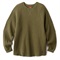 L:WAFFLE L/S RAGLAN SHIRT OLIVE