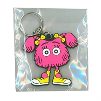 RUBBER KEYCHAIN (MCDONALD'S FRY GIRL PINK)