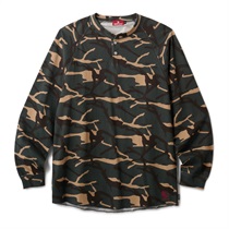 HENRY LS SHIRT - ARMY GREEN CAMO(M)