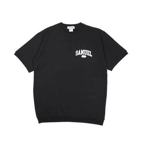 (BLACK: XL) COLLEGE S/S SWEAT