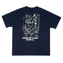 MR SEOUL X BALANSA TURNTABLE S/S TEE (NAVY - XL)
