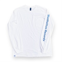 MANHATTAN LONG SLEEVE TEE WHITE (L)
