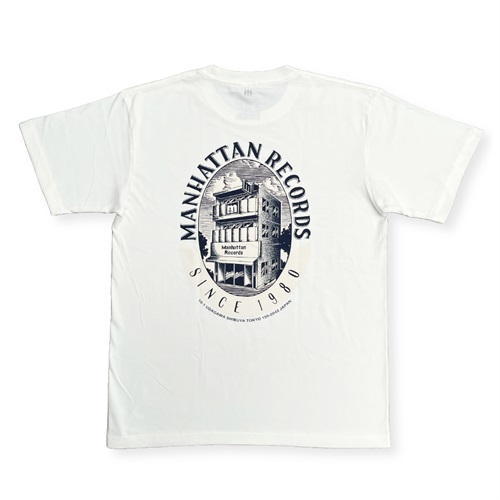 M STORE LABEL TEE VANILLA WHITE (XXL)