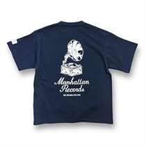 M GRAMOPHONE TEE NAVY(L)