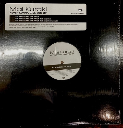NEVER GONNA GIVE YOU UP (USED)